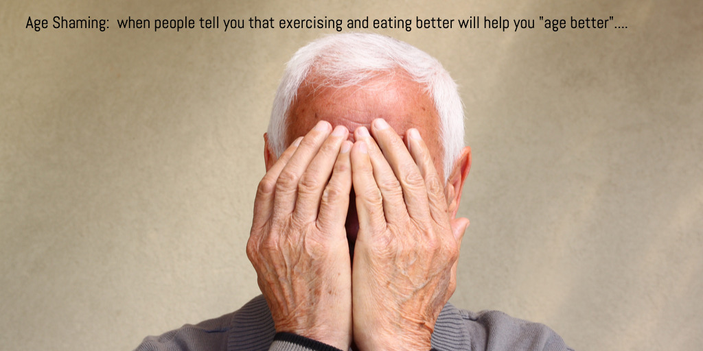 Senior man holds his hands over his face in frustration